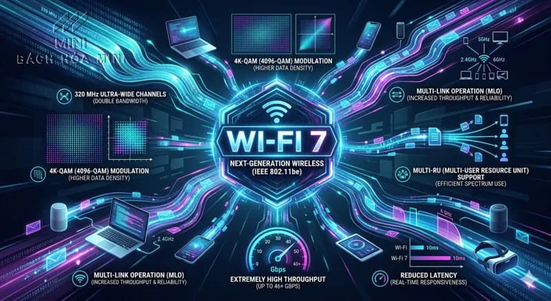 WiFi 7 Là Gì? Công Nghệ WiFi Mới Nhất Có Gì Đột Phá Trong Năm 2026?