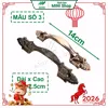 Tay nắm cửa tủ, ngăn kéo bàn, ngăn kéo tủ xi màu đồng (1 Chiếc) Số 2-3