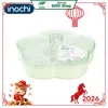 Hộp bánh mứt hoa Haru - Thương hiệu Inochi Màu xanh lá-0