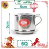 Phin pha cà phê inox Long Cam 6Q-0