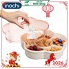 Hộp bánh mứt hoa Haru – Thương hiệu Inochi màu hồng-6