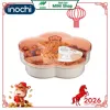 Hộp bánh mứt hoa Haru – Thương hiệu Inochi màu hồng-3