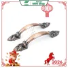 Tay nắm cửa tủ, ngăn kéo bàn, ngăn kéo tủ xi màu đồng (1 Chiếc) Số 2-4