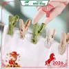 Kẹp phơi quần áo hình đậu tiện dụng (1 Vỉ / 20 Cái) -7