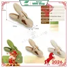 Kẹp phơi quần áo hình đậu tiện dụng (1 Vỉ / 20 Cái) -3