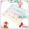 Lược nhựa chải tóc Lucky  2 đầu thưa và khít, nhiều màu sắc Mẫu số 1-2